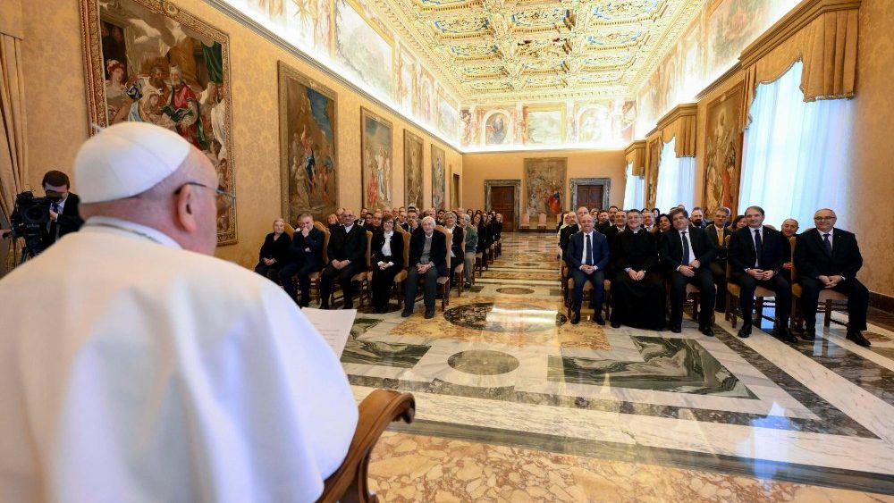 Audiência do Papa aos membros do Conselho Nacional da Renovação Carismática italiana (Vatican Media)