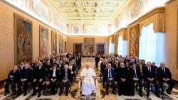  Audience du Pape François avec les membres du Conseil national italien du Renouveau dans l'Esprit Saint, le samedi 20 janvier 2023.