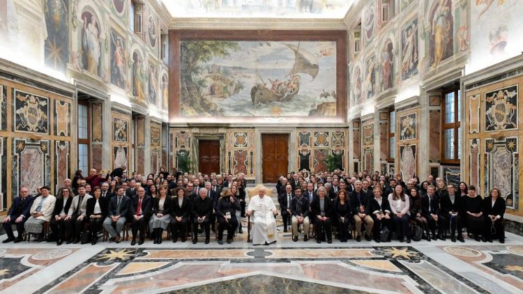 2024.01.22 Membri dell'Associazione Internazionale dei Giornalisti Accreditati presso il Vaticano
