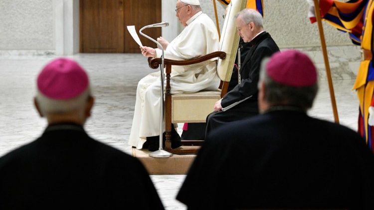 教皇フランシスコ　2024年1月24日の一般謁見　バチカン・パウロ6世ホール