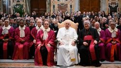 教皇フランシスコとローマ控訴院関係者との集い　2024年1月25日　バチカン宮殿