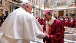 Papież przyjął na tradycyjnej audiencji pracowników Trybunału Roty Rzymskiej