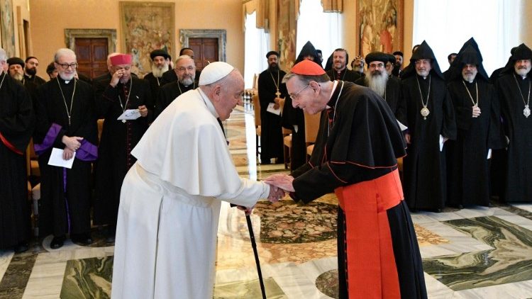 Papa Franjo s članovima Mješovite međunarodne komisije za teološki dijalog između Katoličke Crkve i Istočnih pravoslavnih Crkava