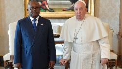 Popiežius ir Bisau Gvinėjos prezidentas 2024 m. sausio 29 d.