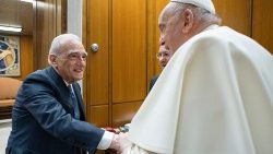 O Papa Francisco e Martin Scorsese