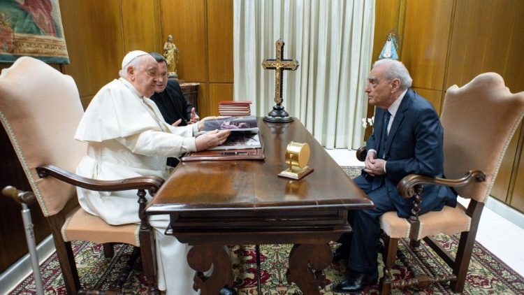 El Papa Francisco con Martin Scorsese