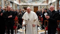 Påvens möte med en delegation från "University of Notre Dame"