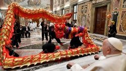 Popiežiaus audiencija Italijoje gyvenantiems kinams