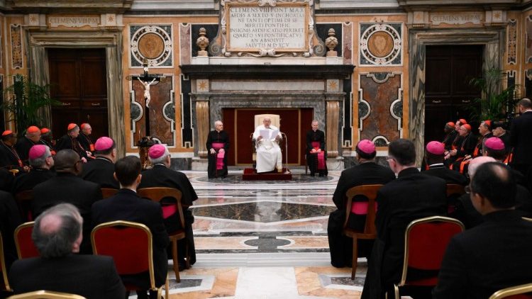 البابا فرنسيس يستقبل المشاركين في الجمعية العامة لدائرة البشارة