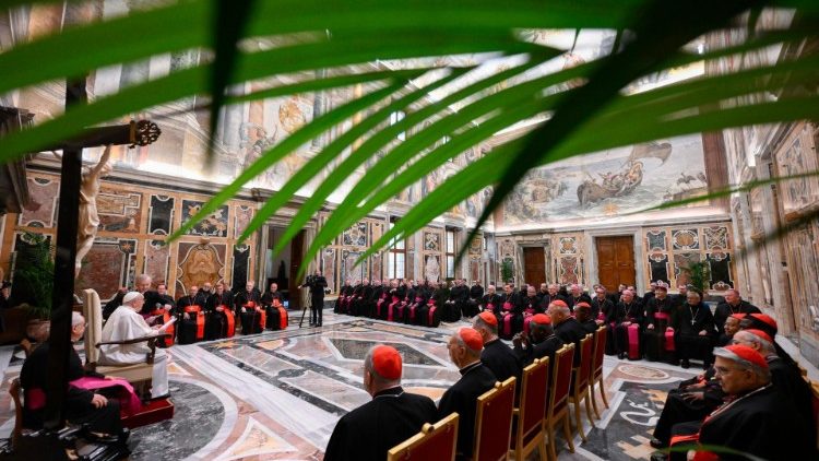 Папата с участниците в пленарната асамблея на Ведомството за Божествения култ и тайнствата