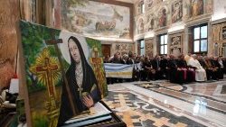 Папа Франциск с поклонници от Аржентина, дошли за канонизацията на Мама Антула