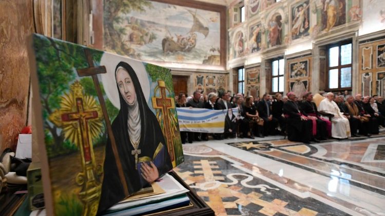 Argentīnas svētceļnieku tikšanās ar pāvestu Francisku