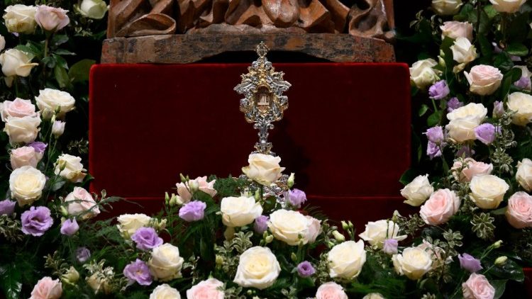 The relics of the new saint