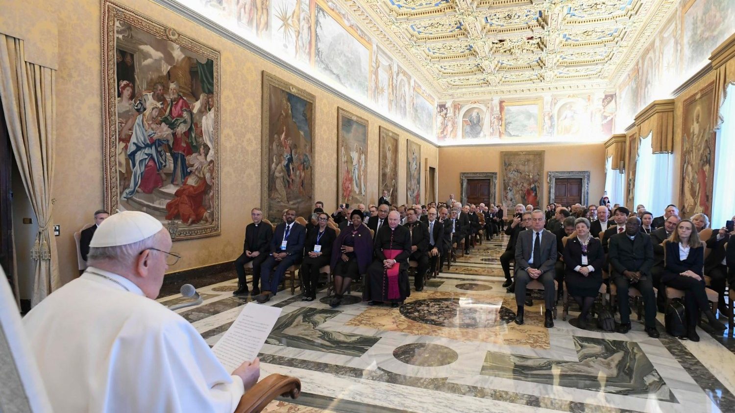 El Papa, con la Pontificia Academia para la Vida
