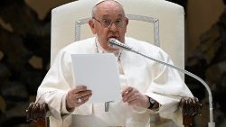 教皇フランシスコ　2024年2月14日の一般謁見　バチカン・パウロ6世ホール