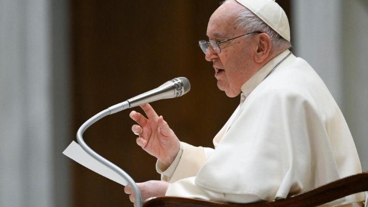 Pope Francis holds his weekly General Audience