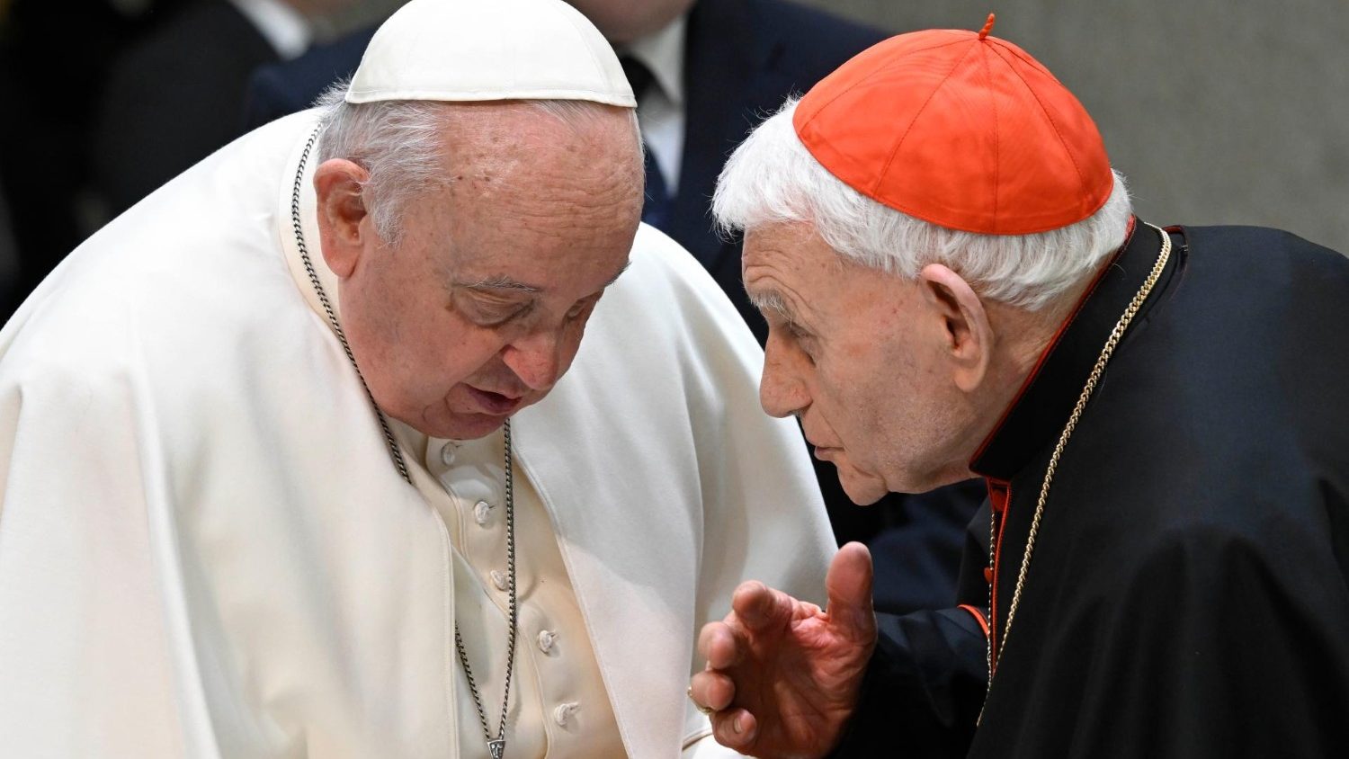 Il Papa ha ringraziato il cardinale Simone, il martire vivente