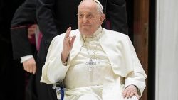 教皇フランシスコ　2024年2月28日の一般謁見　バチカン・パウロ6世ホール