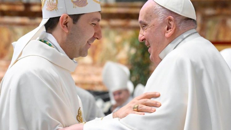El abrazo con el Papa Francisco