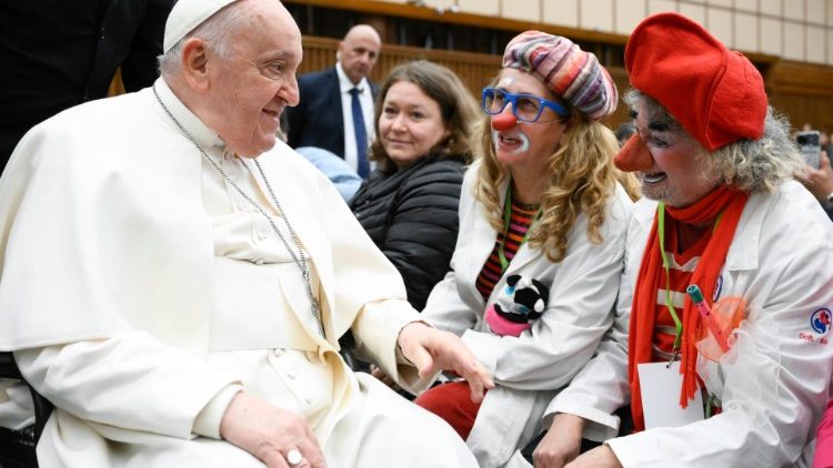 Папата с общността на Bamino Gesù