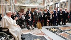 Popiežiaus audiencija Vyskupo Camillo Faresino fondo nariams 2024 m. kovo 16 d.
