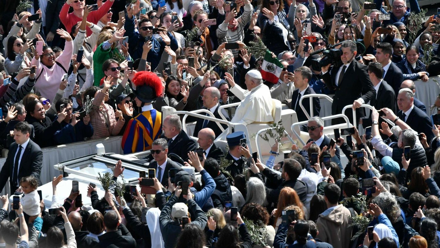 Le Pape a célébré le dimanche des Rameaux place Saint-Pierre