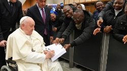البابا فرنسيس يستقبل الجماعة الكاثوليكية النيجيرية في روما ٢٥ آذار مارس ٢٠٢٤