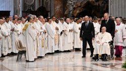 Pope Francis at Chrism Mass on Holy Thursday