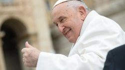 Papst Franziskus bei der Generalaudienz