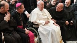 Papa Franjo s franjevcima iz La Verne i Toskane