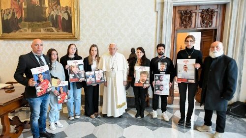 Le Pape reçoit des familles d’otages israéliens 