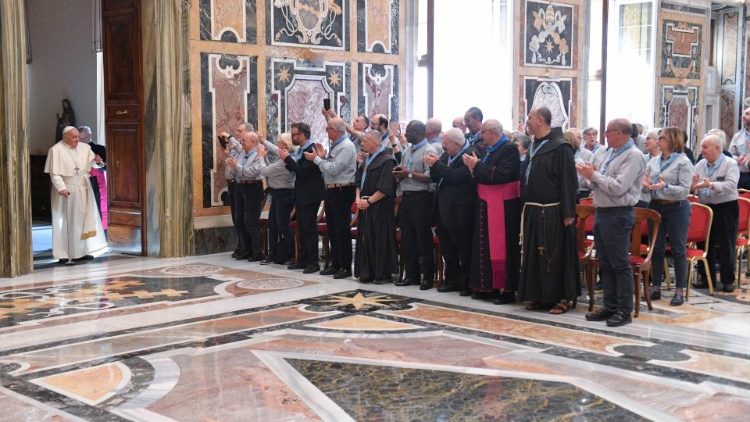 البابا فرنسيس يستقبل أعضاء المجلس الوطني لحركة الكشافة الكاثوليك الإيطاليين