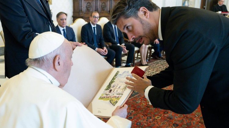 Papa Francisco recebe os membros do grupo "Ciudades Patrimonio de la Humanidad"