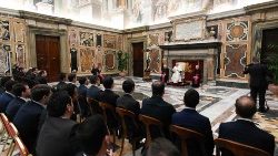 Папская аўдыенцыя для дэлегацыі семінарыстаў з Севільі