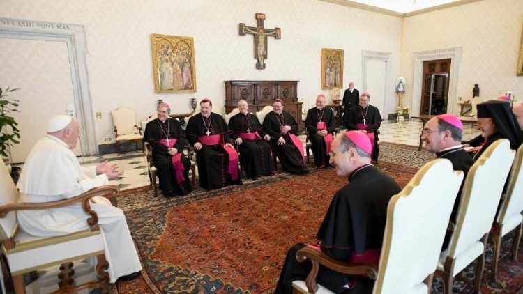 Os bispos da Calábria em visita ad Limina