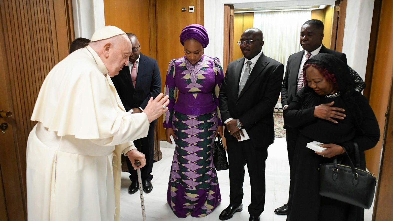 Vista al Vaticano del vicepresidente de Ghana
