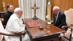Pope Francis receives Tamas Sulyok, President of the Republic of Hungary