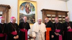 教宗接见西西里地区的主教们