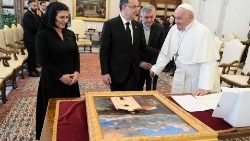 Ferenc pápa fogadta Bajram Begaj albán elnököt