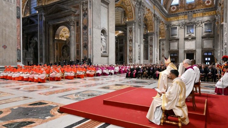 Celebración de las segundas vísperas en la solemnidad de la Ascensión del Señor, 9 de mayo de 2024. (Vatican Media)
