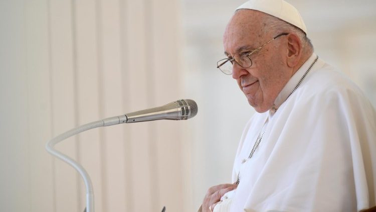 El Papa durante la Audiencia General de este miércoles 15 de mayo de 2024