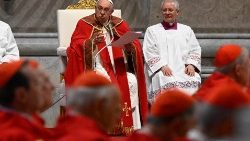 教皇フランシスコ　「聖霊降臨」のミサ　2024年5月19日　バチカン・聖ペトロ大聖堂