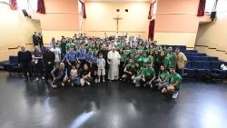 Papa Francisc, la ”Școala rugăciunii” în parohia ”Sfânta Bernadeta” din Roma