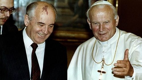 Gorbachev and St John Paul II: key players in bringing about peace
