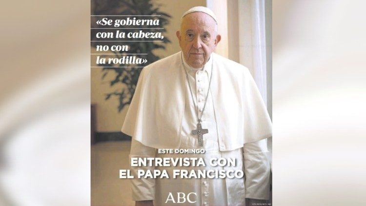 Jornal ABC com a entrevista feita ao Papa