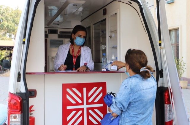 Soutien médical de Caritas Liban aux personnes déplacées.
