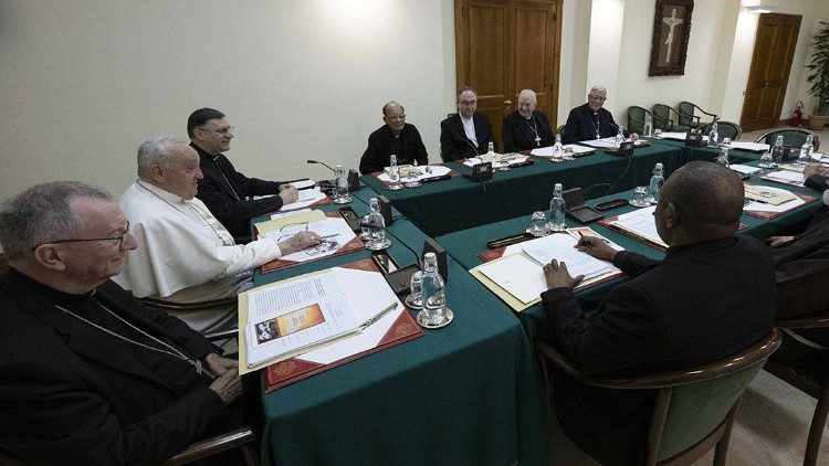 Априлска сесия на Съвета на кардиналите и папа Франциск