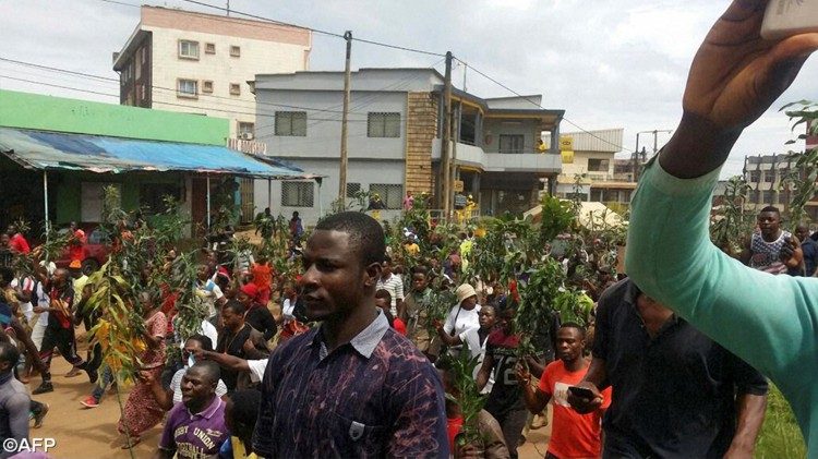 Manifestations à Bamenda.