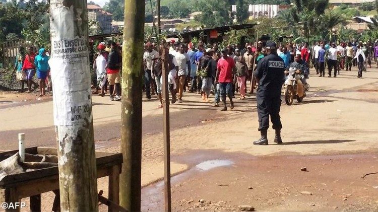 Camerun manifestazioni a Bamenda