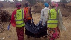 Voluntarios trabajando en el norte de Nigeria.